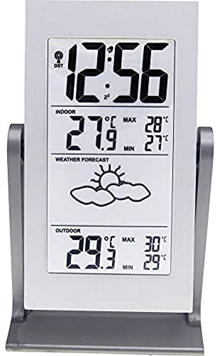 Technoline Wetterstation, weiß/silber, 8,6 x 7 x 14 cm, WS 9135