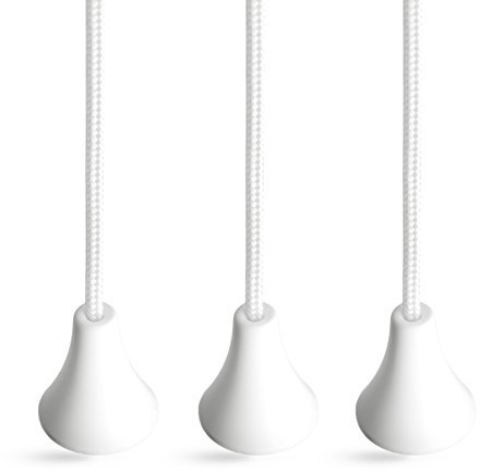 Antibacterial Ceiling Switch Replacement Pull Cord Strings, Pack of 3, from Sleeklight™