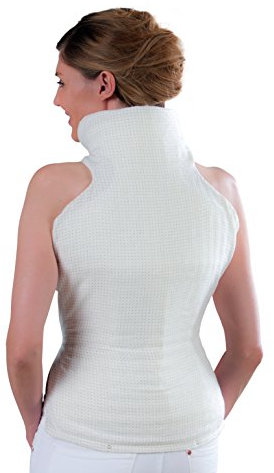 bosotherm 1300 Nacken-Rücken-Heizkissen – Wärmekissen aus Microfleece zur Entspannung mit abnehmbarer Zuleitung und Abschaltautomatik – Maße: 62 x 42 cm