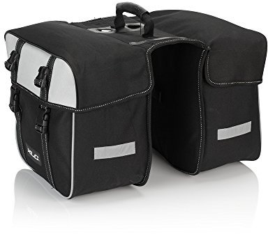 Winora Winora Unisex – Erwachsene Traveller Gepäckträgertaschen, Schwarz/Anthrazit, 30X30X17Cm