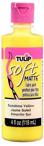 I Love schaffen zu Tulip weiches Gewebe Paint 4oz-Matte – Sunshine Gelb, andere, Mehrfarbig
