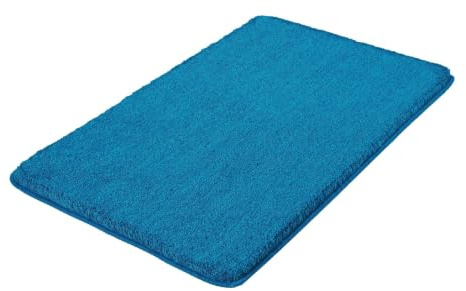 Kleine Wolke Badteppich Relax Pazifik 70 x 120 cm | OEKO-TEX zertifiziert, rutschhemmende Unterseite, für Fußbodenheizung, maschinenwaschbar, 100% Polyacryl