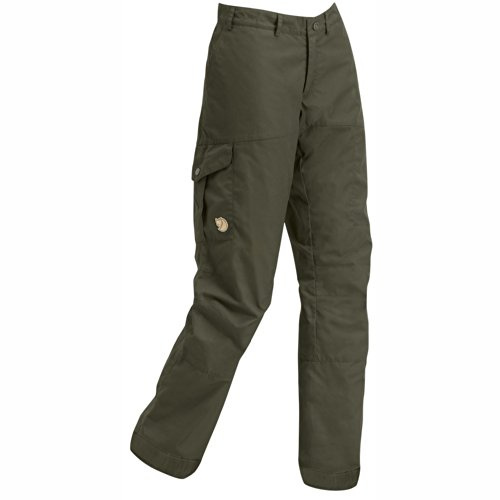 Fjällräven Damen Karla Casual Pants, Dark Olive, 48 EU