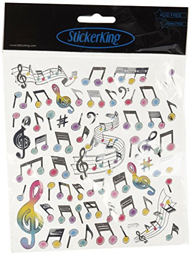 Multi-Colored Stickers-Modern Music