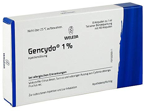GENCYDO 1% Injektionslösung 48X1 ml