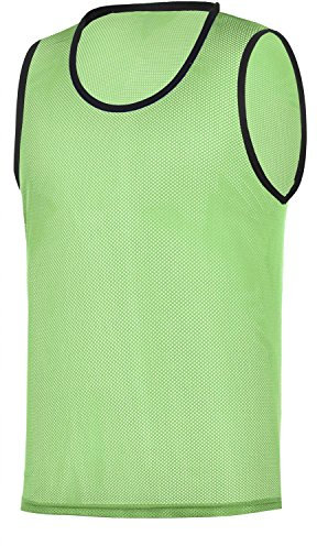 RHINOS sports Premium Trainingsleibchen | Größe 152 | Orange | Markierungshemd für Sport, Fußball, Handball | Für Kinder
