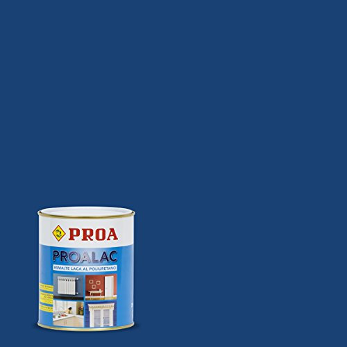 Esmalte Laca al poliuretano Proalac. Azul Eléctrico RAL 5010. 4 L. Pinta tus muebles de cocina, radiadores, madera o metales con la máxima calidad. Valido para interior y exterior. Proa.