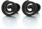 Schwarz Geometrisch Spirale Ohrstecker Herren Damen, Gestüt Ohrringe Edelstahl, Ohrschmuck, 2 Stücke, Rock Punk