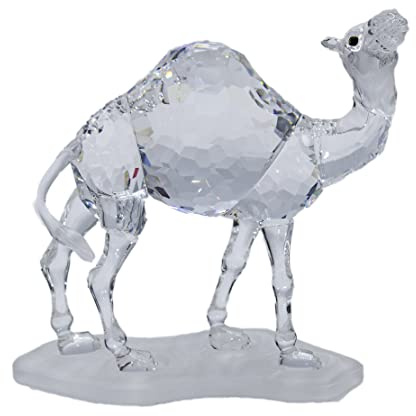 Original Swarovski Silber Kristall Kamel Ornament Figur