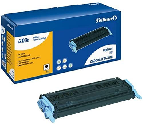Pelikan Toner ersetzt HP Q6000A (passend für Drucker HP LJ 1600/ 2600/ 2605; CM 1015/ 1017; Canon LBP 5000)