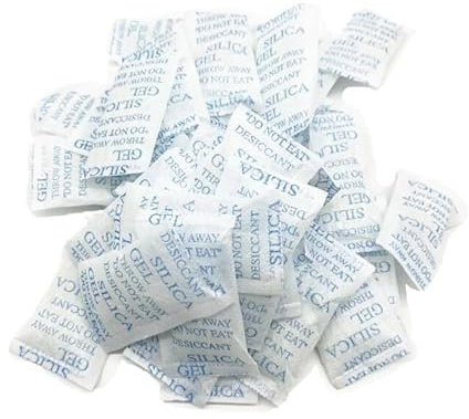 30 Silicagelbeutel à 10 g, Baumwollbeutel, Trockenmittel, Luftentfeuchter, feuchtigkeitsbeständig.