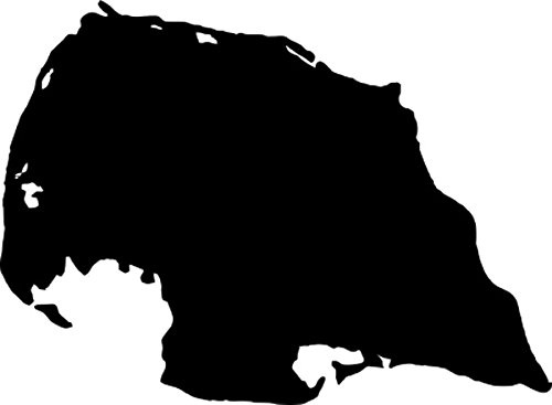 2x Auto Aufkleber Car Sticker FEHMARN Deutschland Insel (ca 11 x 8 cm) (Schwarz)