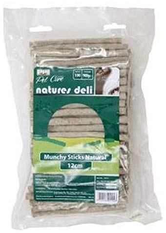 PPI 12Cm Rawhide Dog Chews Munchy Sticks Natural Dog Treats, Chicken, 1 kg