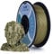 ZIRO 3D Drucker Filament PLA PRO Metall Series 1.75mm 1KG(2.2lbs), Dimensional Accuracy +/- 0.03mm, Bronze