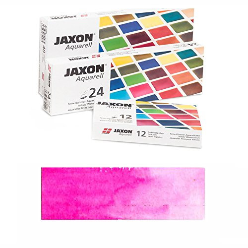 Honsell NEU Jaxon Aquarellfarbe, 1/2 Napf, Opera Rosa