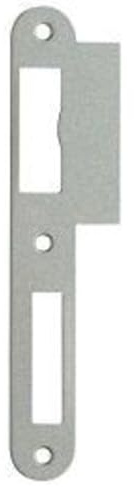 Lappenschliessblech 170mmDIN L 24mm rd. Nickel-sil