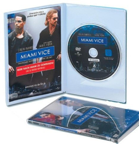 Beco Single DVD Box 1disques transparent – Etuis Scheiben optischen (1 Scheiben, transparent, 120 mm)