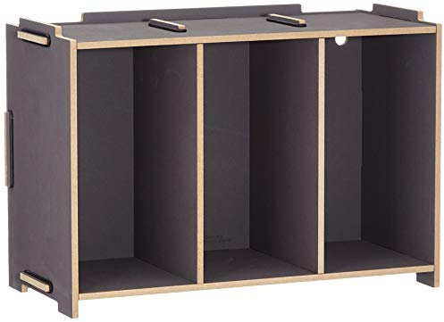 Werkhaus Medienbox DVD (stapelbar), dunkelgrau, 1150 g