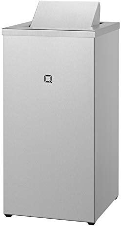 ALLCARE 7180 Qbic-line QWBC85 SSL Edelstahl Abfallbehälter Geschlossen, 85L