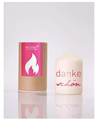kerzilein Flämmchen, pink, Danke SCHÖN