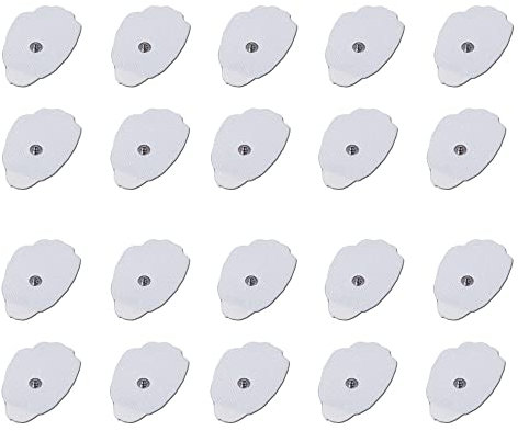 TechCare Massager Tens Unit Replacement Patches Wiederverwendbare 20 (10 Sets) Stick-on Pads