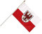 Flaggenfritze® Stockflagge Italien Südtirol - 30 x 45 cm