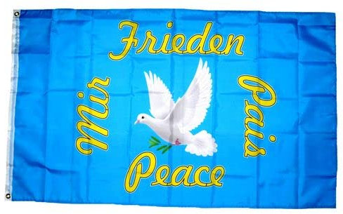 Fahne Flagge Friedenstaube Peace Taube 90 x 150 cm NEU