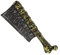 Widmann- Mannaia con Osso per Adulti, Nero, 34 cm, 6972C