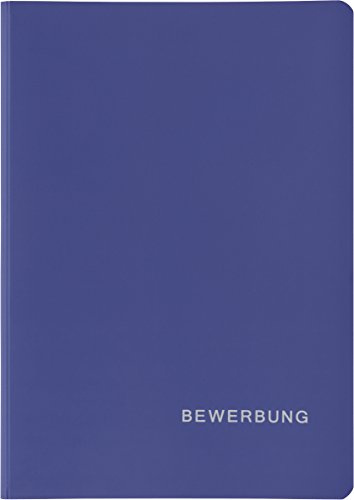 BRUNNEN 1020135 Bewerbungs-Set (mit 3 Mappen und Versandtaschen, A4) dunkel blau