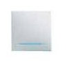 Interrupteur modulaire large unipolaire 10 AX couleur ivoire avec voyant de localisation nocturne de couleur bleue