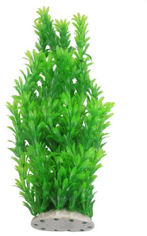 sourcing map Plante Verte de 40 cm en Plastique pour Aquarium Sourcingmap