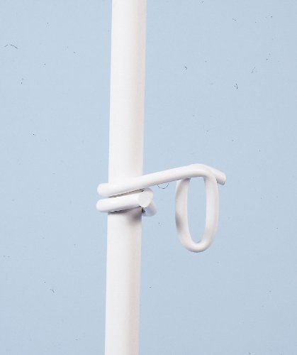 Kerbl Kunststoffpfahl Rund mit/ohne Tritt 108cm 10 Stück, passende Ösen 25 Stück