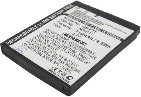 Battery for Sony Cyber-shot DSC-T5/R DSC-T9 NP-FT1 3.7V 710mAh