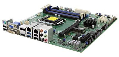 SUPERMICRO MBD-X10SLQ-B Micro ATX, LGA1150 Socket, Chipset Q87 Motherboard - Multi-Colour