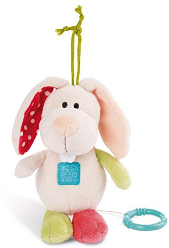 My First NICI Spieluhr Hase – Kuscheltier und Einschlafhilfe für Babys und Kleinkinder ab der Geburt – Stofftier für Jungen und Mädchen, Creme
