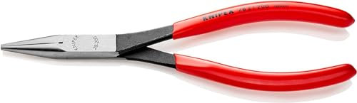 KNIPEX Montierzange mit Kunststoff überzogen schwarz atramentiert 200 mm, 28 21 200