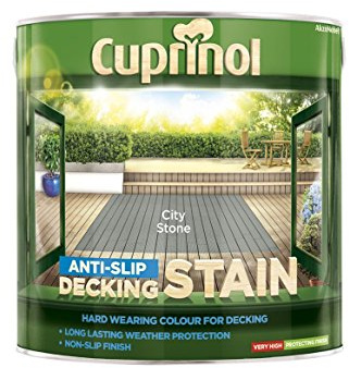 Cuprinol City Stone 2.5 Litre Heavy Duty Decking Wood Stain