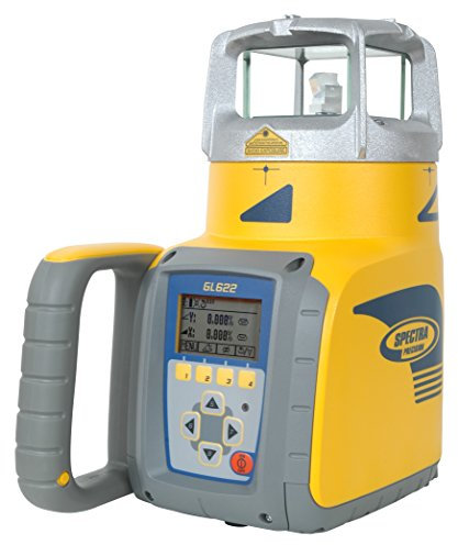 Spectra Precision Dual-Slope Grade Laser Level Kit, Line Measure Receiver Device Tool for Tiling, Construction, Flooring