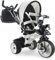 Dreirad Evolutionär Baby 6-36 Monate Weiß + Sonnendach + Sicherheitsgurt + Verstellbarer Griff + Tasche + Eimer + Gummiräder – Kinderdreirad mit Schubstange Ergonomisch Stabil | INJUSA