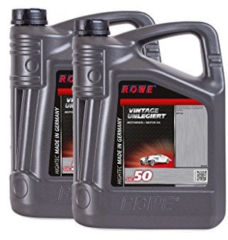 10L 10 Liter ROWE Motoröl Öl VINTAGE Unlegiert SAE 50 Oldtimer Einbereichsöl