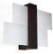 Sollux Lighting Wandleuchte Innen Wandlampe Holz Glas 1 Flammig Dunkelbraun FENIKS