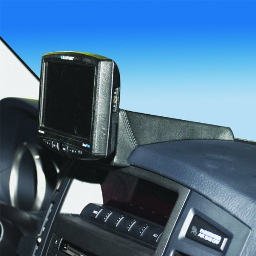 KUDA Handyhalterung passend für Mitsubishi Pajero V80 ab 11/0206 - Telefonkonsole für Smartphones, Handy, Navi und mehr - Kunstlederkonsole, schwarz, 286335