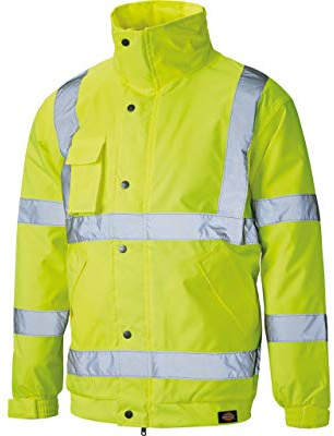 Dickies High Visibility Bomber Jacket En471 En343 (Sa22050) Size 3Xl (56-58'' Chest) Green