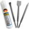 S&R 3-Piece SDS Plus Chisel Set – Spade, Flat, Point Chisel | 250 mm | Professional Quality | Made in Germany
