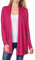 Pastel by Vivienne Langärmeliger Damen-Strickjacke, Magenta, Groß
