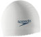 Speedo Unisex Swim Cap Uni-Badekappe, Latex, Weiß, Einheitsgröße, One Size