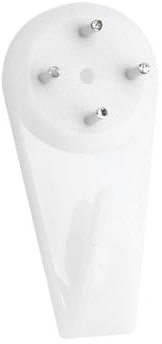 X Hard Wall Hooks Medium White Nylon 3 Pack Blister - 12828