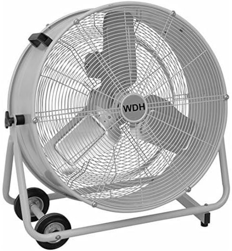 Aktobis Ventilador de tambor, ventilador industrial WDH-TG60L de metal robusto con una circulación de aire máxima de 5.900 m3/h
