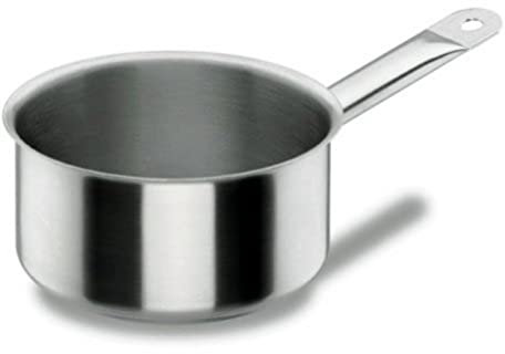LACOR Chef-Classic 50214 - Cazo Recto, Acero Inoxidable 18/10, 14 cm