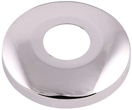 Sanitop-Wingenroth Hahnrosette | 22 mm oder Typ 1/2 '' | Außendurchmesser 61 mm | Höhe 10 mm | Wand-Rosette zur Abdeckung von unschönen Stellen | Abdeckrosette aus Metall | Verchromt | 19200 2